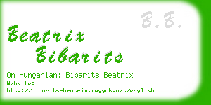 beatrix bibarits business card